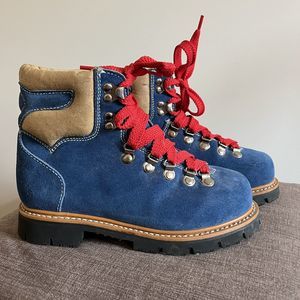 Trail King Blue Hiking Boots, Size 5